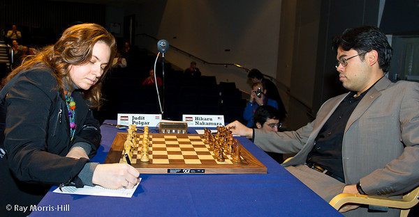 5ª ronda London chess classic 2012 Judit Polgar vs Nakamura