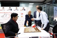 Chess Masters Final Bilbao 2012 Anand caruana octava ronda