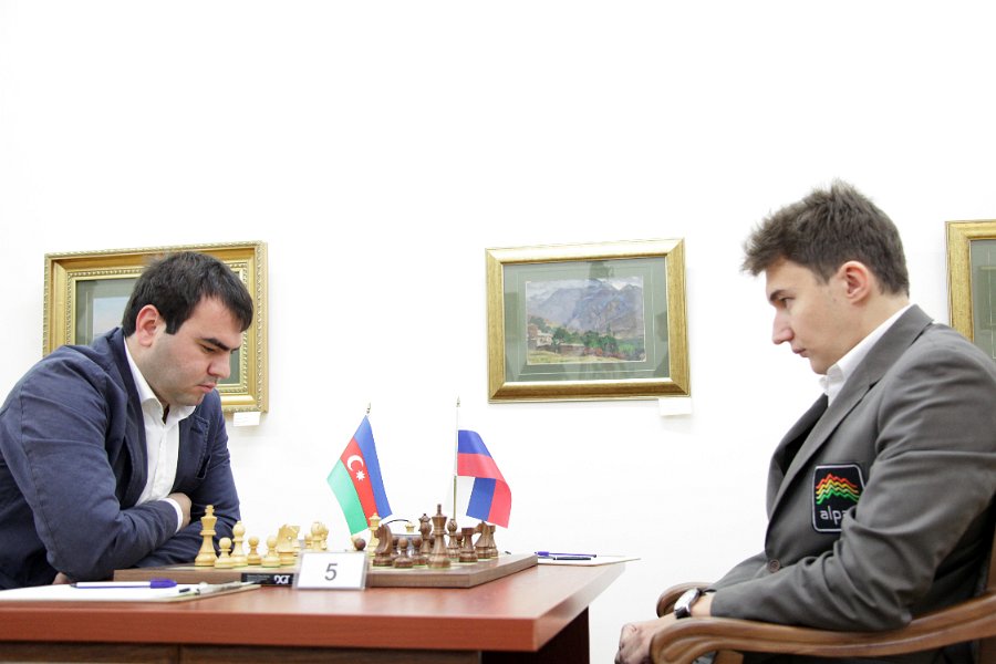 10ª ronda Tashkent ajedrez 2012 Mamedyarov vs Karjakin