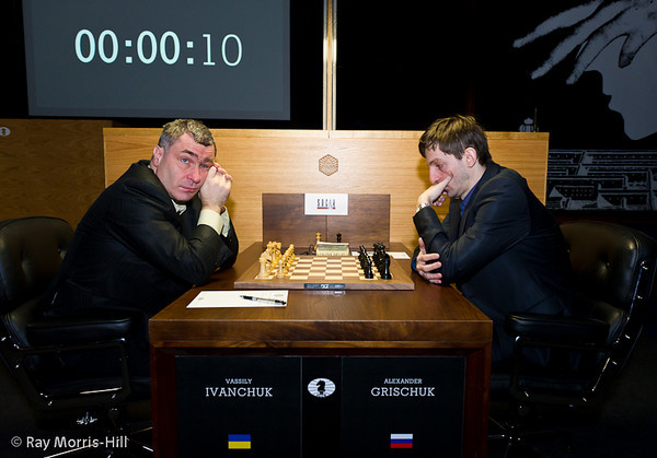 1ª ronda candidatos 2013 Ivanchuk vs Grischuk