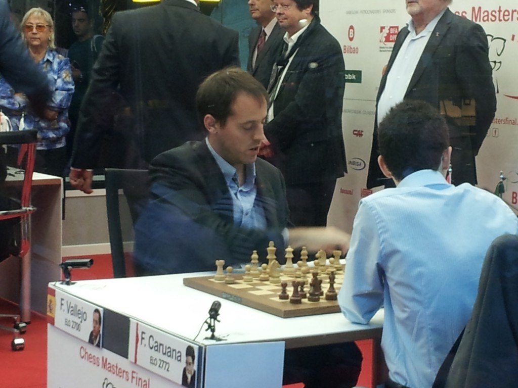 Vallejo vs Caruana en bilbao chess masters 2012