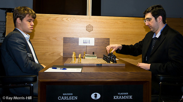 2ª ronda candidatos 2013 Carlsen vs Kramnik