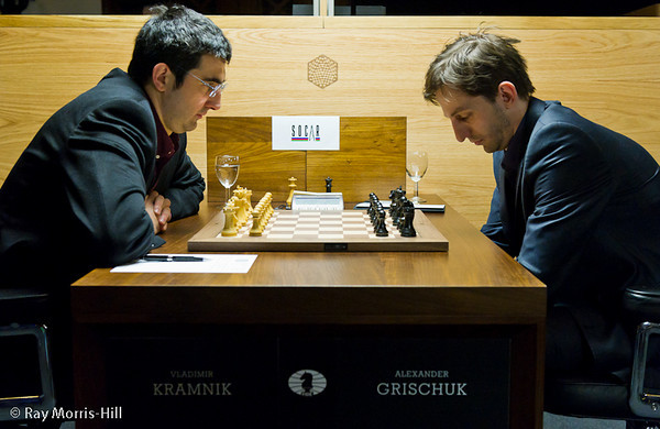 3ª ronda torneo candidatos 2013 ajedrez Kramnik vs Grischuk
