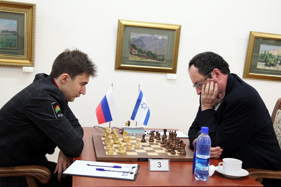 9ª ronda Tashkent ajedrez 2012 Karjakin vs Gelfand