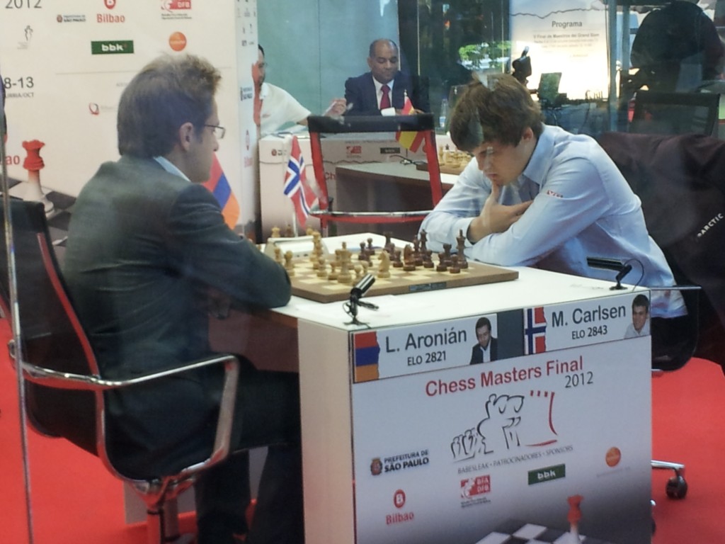 Aronian-Carlsen bilbao chess masters 2012