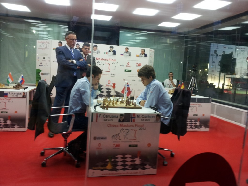 Magnus Carlsen gana el Bilbao chess Masters 2012 en un tie-break ante Fabiano Caruana