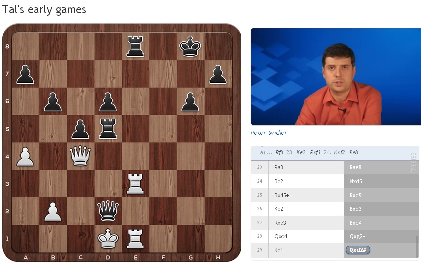 Clases de ajedrez con Peter Svidler