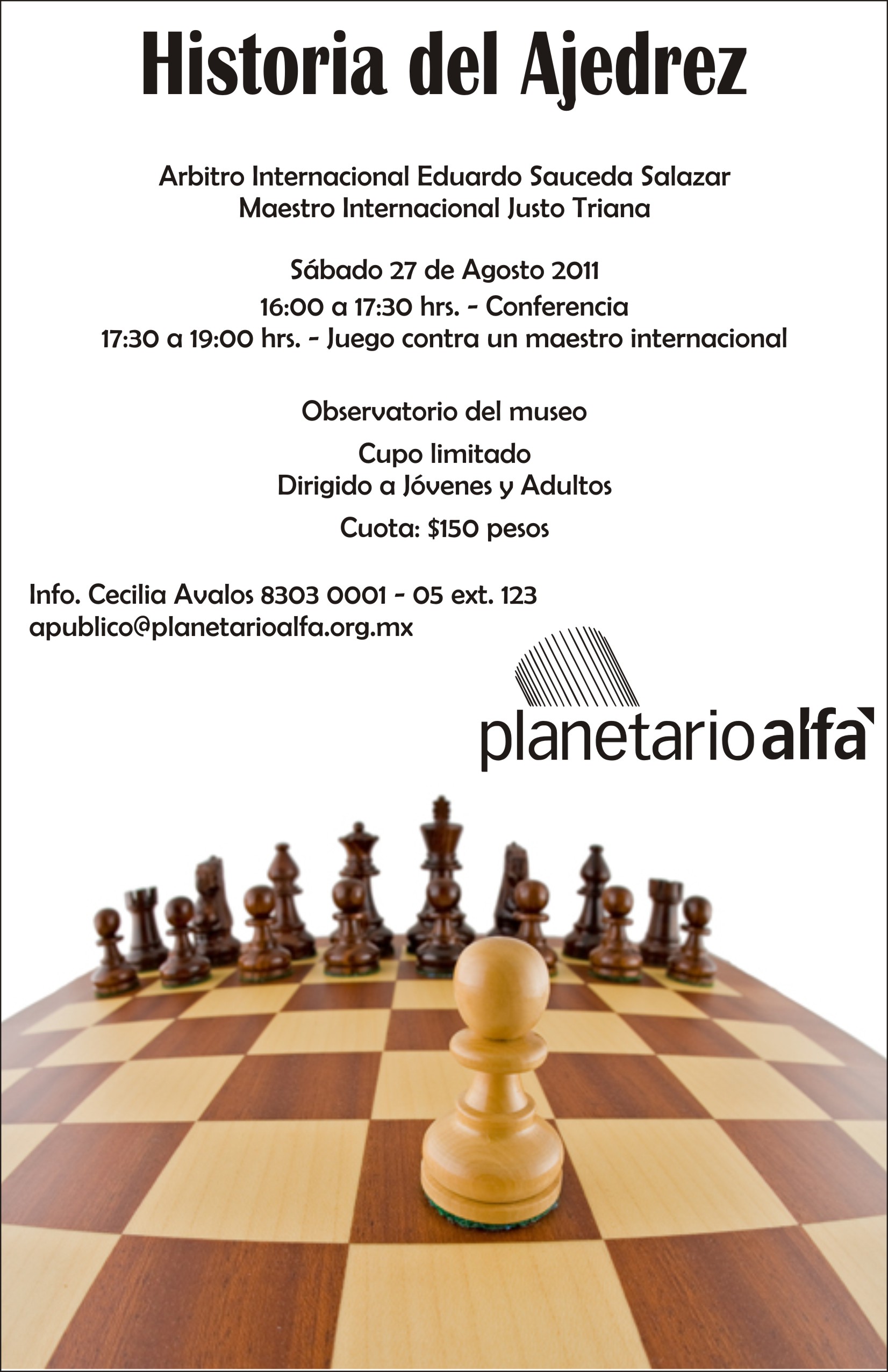 Historias del ajedrez el primer torneo internacional